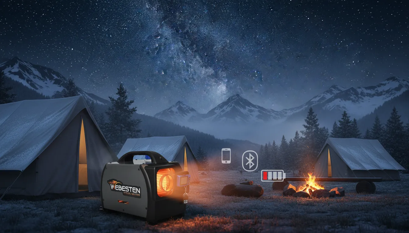 Webesten Akü Entegreli Çanta Tipi Dizel Isıtıcı