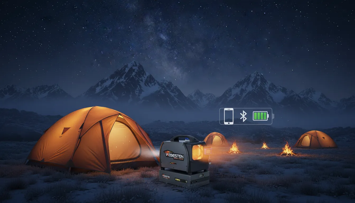 Webesten Akü Entegreli Çanta Tipi Dizel Isıtıcı